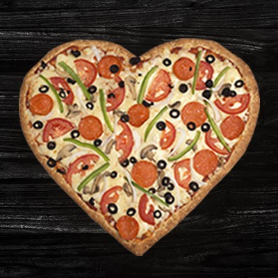 Pizza De Corazón De Corazón Alemana