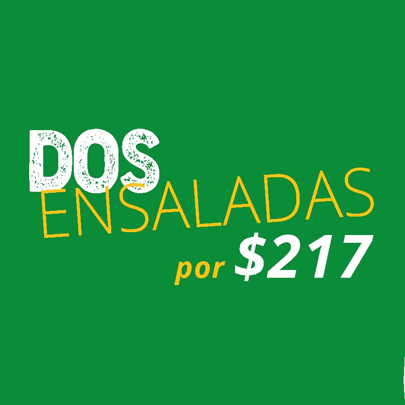 2 Ensaladas por 