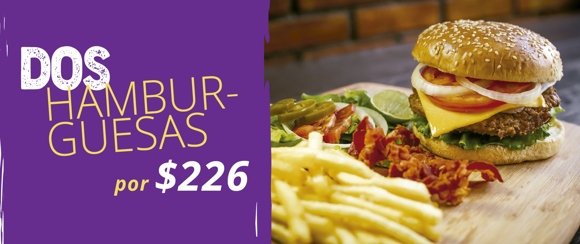 2 Hamburguesas por