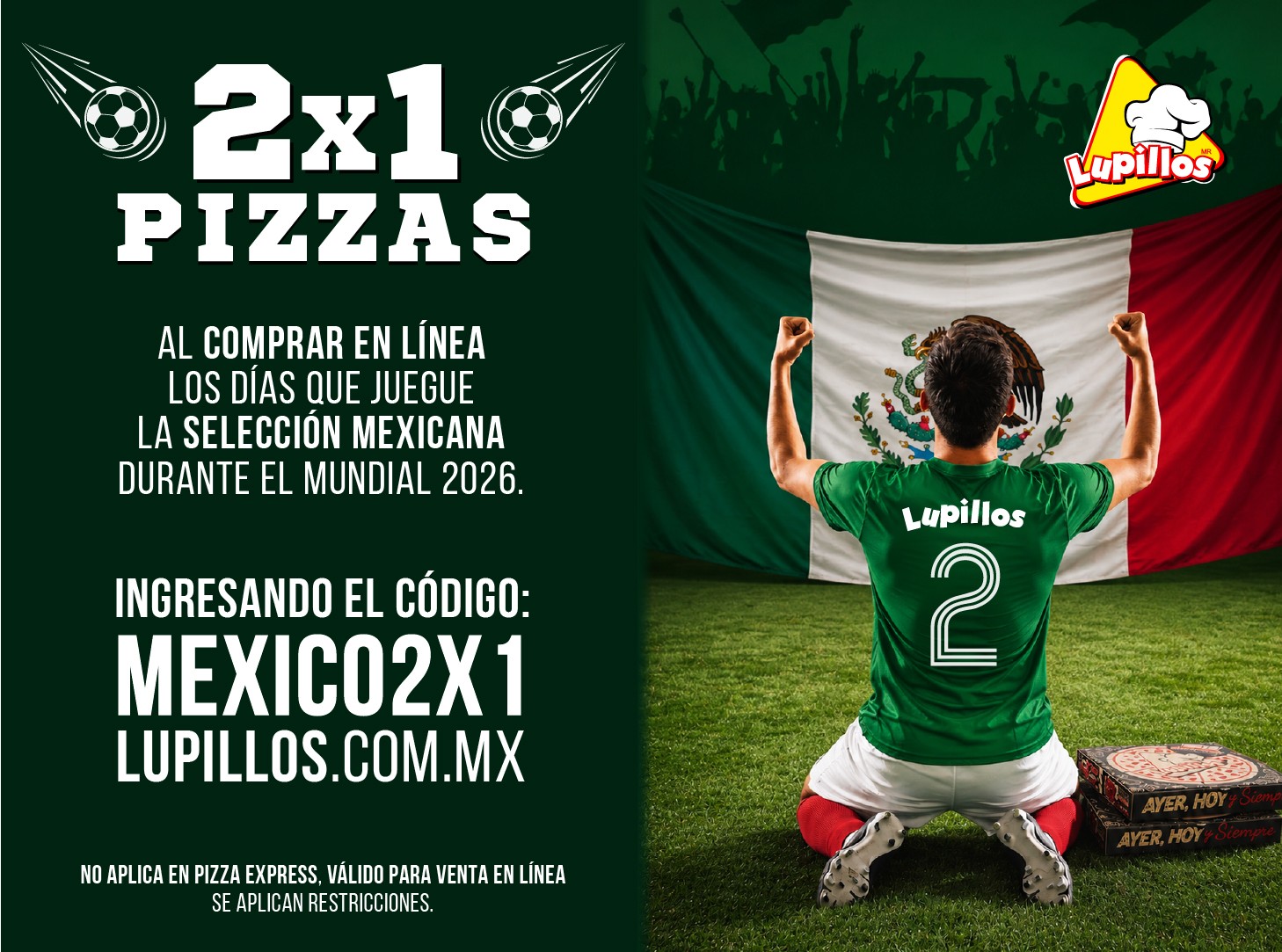 CUPON 2X1 MEXICO 